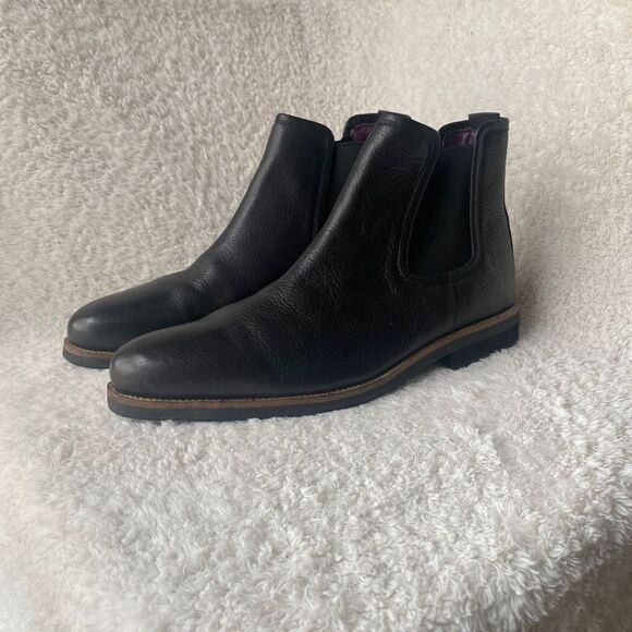 Blackstone Men’s Black Leather Ankle Chelsea Boots main image 4